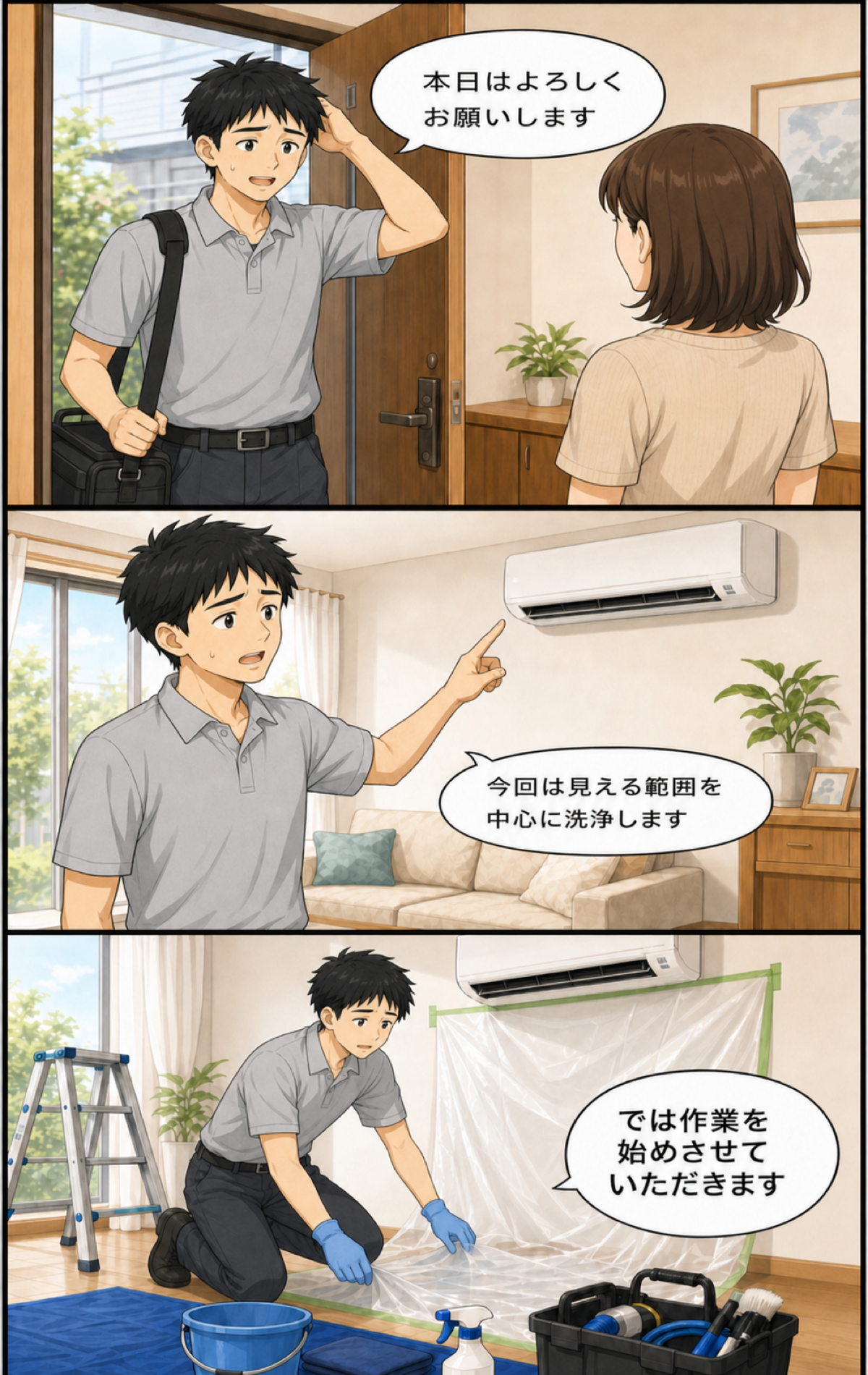 漫画3ページ目